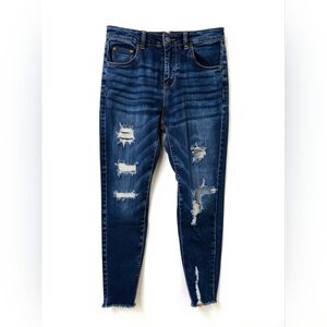 Blue Age Distressed Blue Women's Jeans Sz 11